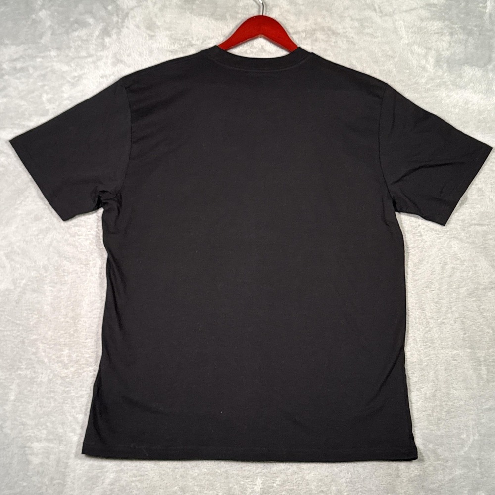 Carhartt Shirt Mens XL Black Solar Chrome Script Work In Progress Graphic Tee - Picture 8 of 9